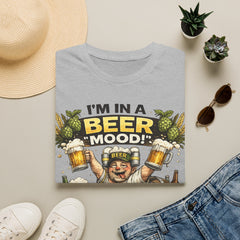 I'm In A Beer Mood Unisex T-Shirt — Funny Beer Drinking Graphic Tee