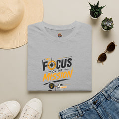 Focus on the Mission Unisex T-Shirt — Motivational Goal-Setting Tee