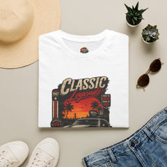 Classic Legends T-Shirt Unisex— Vintage Car Sunset Retro Graphic