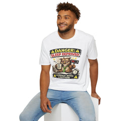 T‑Shirt — "Danger: Sleep Deprived" Unisex Funny Owl Graphic Tee