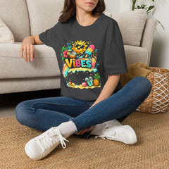 Summer Vibes T-Shirt Unisex — Sunny Popsicle Tropical Graphic Tee