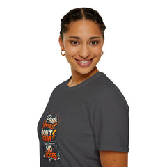 Motivational T-Shirt — "Push Yourself, Don't Quit" Graphic Tee