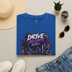Drive No Limits Graphic T-Shirt Unisex— Neon City Racing Tee