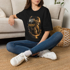 Cat Lover T-Shirt — “More Than a Pet, Family” Graphic Unisex Tee