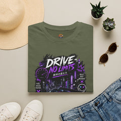 Drive No Limits Graphic T-Shirt Unisex— Neon City Racing Tee