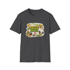 Motivational "Never Quit, Never Settle" Fitness T-Shirt Unisex
