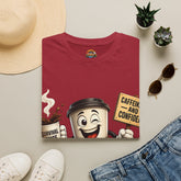 Coffee Cup T‑Shirt Unisex — “Caffeine and Confidence” Retro Coffee Graphic Tee