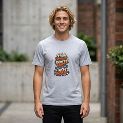 Motivational T-Shirt — "Push Yourself, Don't Quit" Graphic Tee