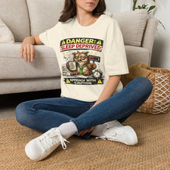 T‑Shirt — "Danger: Sleep Deprived" Unisex Funny Owl Graphic Tee
