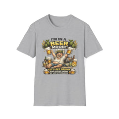 I'm In A Beer Mood Unisex T-Shirt — Funny Beer Drinking Graphic Tee