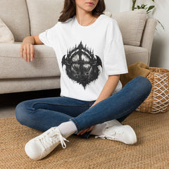Gothic Cathedral Circle T-Shirt — Dark Architectural Graphic Tee
