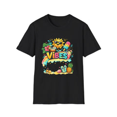 Summer Vibes T-Shirt Unisex — Sunny Popsicle Tropical Graphic Tee