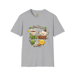 Tea Time Funny Unisex Softstyle T-Shirt