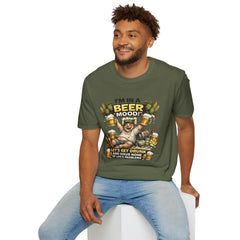 I'm In A Beer Mood Unisex T-Shirt — Funny Beer Drinking Graphic Tee