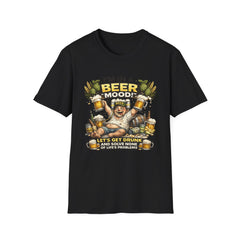 I'm In A Beer Mood Unisex T-Shirt — Funny Beer Drinking Graphic Tee