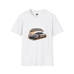 Drive Your Tomorrow T‑Shirt — Futuristic Sports Car Graphic Tee