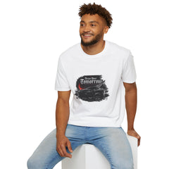 Drive Your Tomorrow T-Shirt — Retro Sports Car Graphic Tee