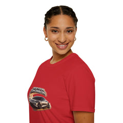 Drive Your Tomorrow T‑Shirt — Futuristic Sports Car Graphic Tee