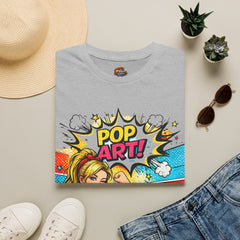 Pop Art! Graphic T-Shirt — Retro Comic Girl Design