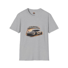 Drive Your Tomorrow T‑Shirt — Futuristic Sports Car Graphic Tee