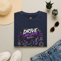 Drive No Limits Graphic T-Shirt Unisex— Neon City Racing Tee