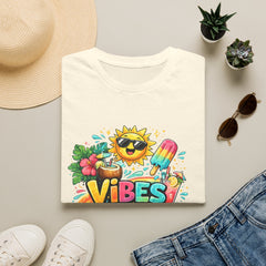Summer Vibes T-Shirt Unisex — Sunny Popsicle Tropical Graphic Tee