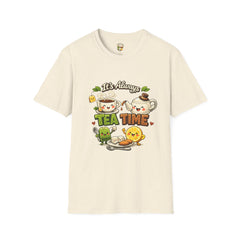 Tea Time Funny Unisex Softstyle T-Shirt