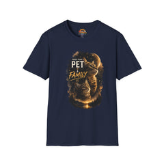 Cat Lover T-Shirt — “More Than a Pet, Family” Graphic Unisex Tee