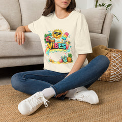 Summer Vibes T-Shirt Unisex — Sunny Popsicle Tropical Graphic Tee