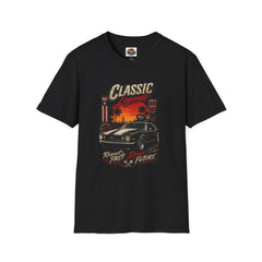 Classic Legends T-Shirt Unisex— Vintage Car Sunset Retro Graphic