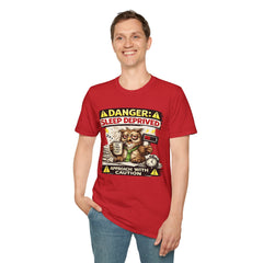 T‑Shirt — "Danger: Sleep Deprived" Unisex Funny Owl Graphic Tee