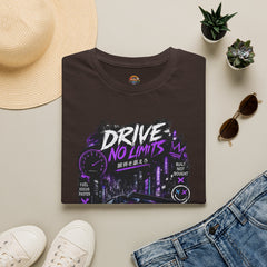 Drive No Limits Graphic T-Shirt Unisex— Neon City Racing Tee