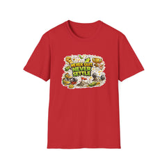 Motivational "Never Quit, Never Settle" Fitness T-Shirt Unisex