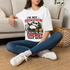 I'm Not Procrastinating Panda T-Shirt – Funny Lazy Panda Graphic Tee
