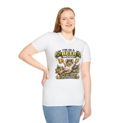 I'm In A Beer Mood Unisex T-Shirt — Funny Beer Drinking Graphic Tee
