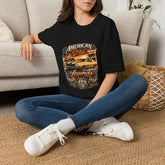American Road Vintage Tee Unisex — "American Road" Route 66 Retro Car Graphic T-Shirt
