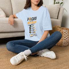 Focus on the Mission Unisex T-Shirt — Motivational Goal-Setting Tee