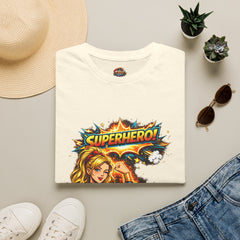 Superhero! Retro Comic Girl T-Shirt