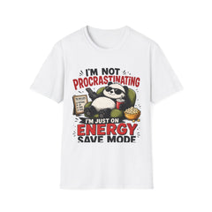 I'm Not Procrastinating Panda T-Shirt – Funny Lazy Panda Graphic Tee