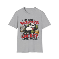 I'm Not Procrastinating Panda T-Shirt – Funny Lazy Panda Graphic Tee