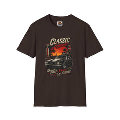 Classic Legends T-Shirt Unisex— Vintage Car Sunset Retro Graphic