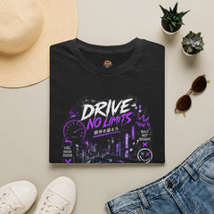 Drive No Limits Graphic T-Shirt Unisex— Neon City Racing Tee
