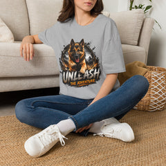 German Shepherd T-Shirt Unisex — "Unleash The Adventure" Graphic Tee