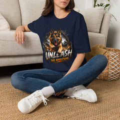 German Shepherd T-Shirt Unisex — "Unleash The Adventure" Graphic Tee