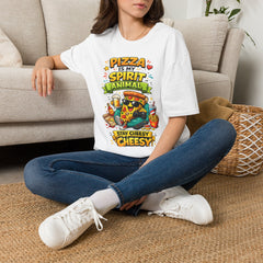 Pizza Is My Spirit Animal Unisex T-Shirt — Funny Pizza Lover Tee
