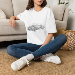 Classic Vintage Car T-Shirt — Retro Sketch Automobile Tee