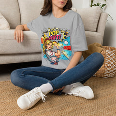 Pop Art! Graphic T-Shirt — Retro Comic Girl Design