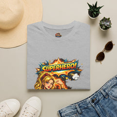 Superhero! Retro Comic Girl T-Shirt