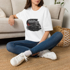 Drive Your Tomorrow T-Shirt — Retro Sports Car Graphic Tee
