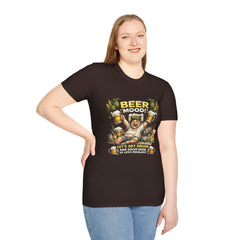 I'm In A Beer Mood Unisex T-Shirt — Funny Beer Drinking Graphic Tee